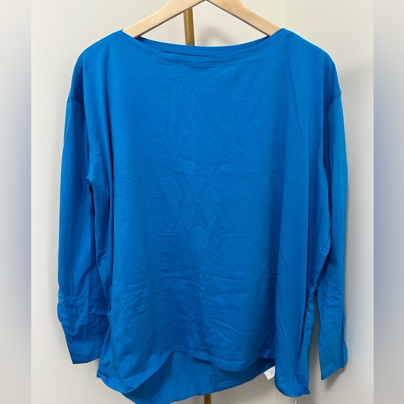 Pima Cotton Long Sleeves Boat Neck - Picture 4 of 5